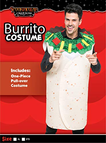 Spooktacular Creations Men Burrito Costume Adult Deluxe Set for Halloween Dress Up Party (X-Large) - Image 5