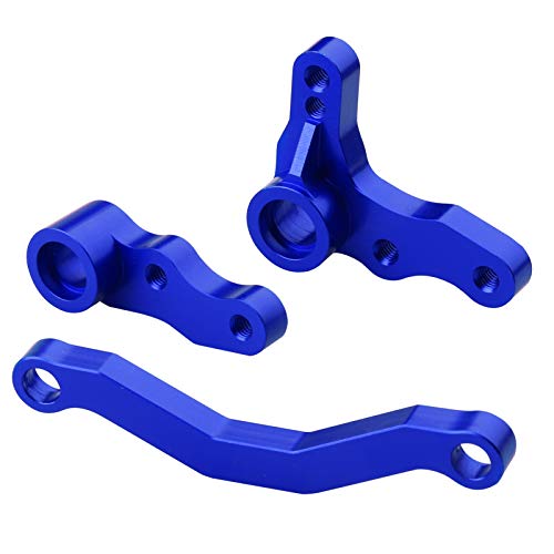 Hobbypark Aluminum Steering Assembly for 1/10 Redcat Blackout XTE Upgrades Parts, fit XBE SC Pro, Replace BS213-014 (Navy Blue)