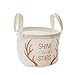 fablcrew Aufbewahrungsbox Leinen Schreibtisch Stift Halter Schmuck Kosmetische Stationery Organizer Fall, Baumwoll-Leinen, Antlers, 18*14cm