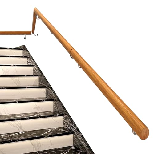 Tige de support de rampe d'escalier en bois noble poli pour décoration intérieure