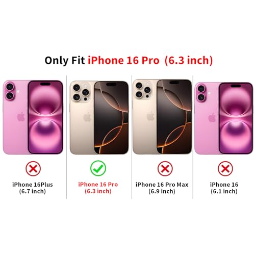 Coque de téléphone Merry Christmas iPhone 16 Pro, cadeau idéal motif Père Noël