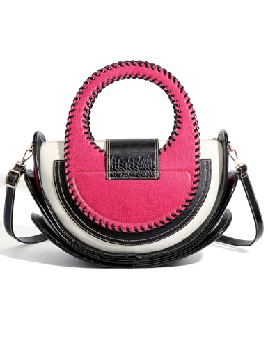 Image of Designer Handbag Black Multi-Color Leather Vintage women's handbag Large Capacity Multi-layer 2025 new in crossbody