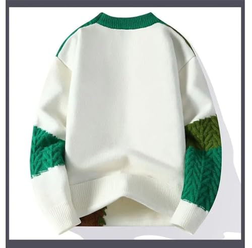 Men's Cotton Knit Sweater Pullover Long Sleeve Warm Autumn Winter Casual Knitted Daily Top3
