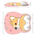 EooCoo Podkladka Pod Mysz, Podkładka Pod Nadgarstek, Corgi
