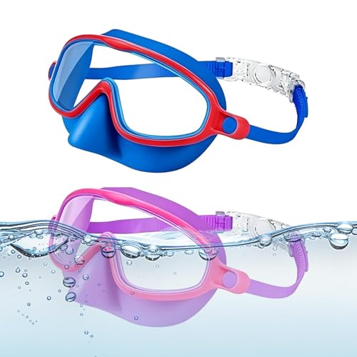 Gafas de natación para niños perfectas para actividades al aire libre y snorkel en la playa