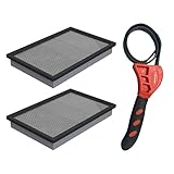 Caterpillar 201-5023 Cab Air Filter w/IHD Strap Wrench Bundle (2)