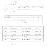Beirui Weich gepolstertes Leder-Hundehalsband für Hunde,bequem,strapazierfähig,für kleine,mittelgroße und große Hunde,Lederhalsband mit hochwertigen Legierungsbeschlägen für den täglichen,Braun,S