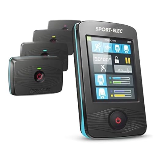 Sport-Elec Freeaction4m, Electroestimulador Con 4 Motores Unisex Adulto, Azul (Blue), 130x60x20 Mm