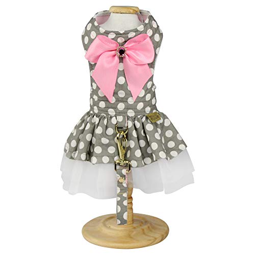 Vestido Baby Princess Bonito para Cães, Tamanho G,Rosa