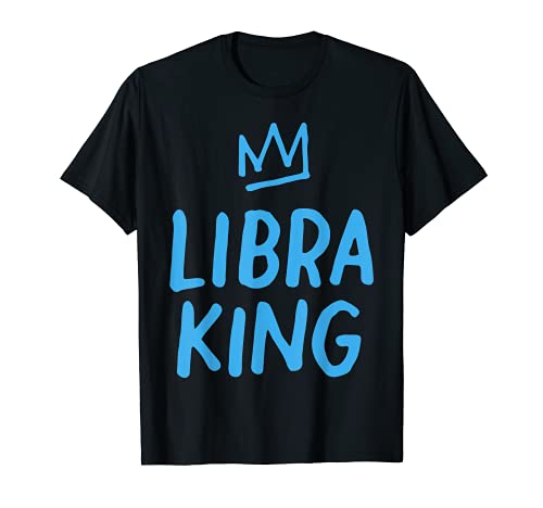 Libra Birthday Gifts - King Libra Zodiac T-Shirt