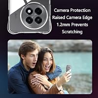 Tieeyivv Hülle für OnePlus 13R 5G Case mit Schutzfolie für Panzerglas Schutzglas Cover Stoßfest Schutzhülle, Soft TPU Transparent Handyhülle [Kamera Schutz] – Ansicht 8