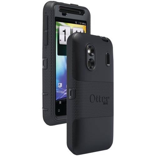 Otterbox HTC2-44100-20-E4OTR Defender Series Hybrid Case & Holster for HTC Hero S and HTC EVO Design 4G - 1 Pack - Retail Packaging - Black