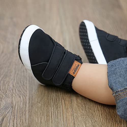 Baby Boys Girls Canvas Sneakers Toddler Anti-Slip Shoes Infant High-top First Walkers Newborn Crib Shoes - Image 3