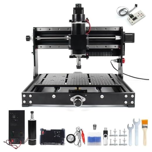CNCTOPBAOS 3020 Plus CNC macchina per incidere, router CNC da 500 W per intaglio in metallo MDF acrilico, fresatrice CNC a 3 assi con interruttori di finecorsa E-Stop + controller offline