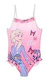 Disney Eiskönigin Mädchen Badeanzug ► trendstarker Druck ✓ rosa ✓ Gr. 104-128 ➨ Jetzt bestellen