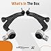 maXpeedingrods 2Pc Front Lower Control Arm with Ball Joint for Ford Taurus & Taurus X 2008-2009, Ford Flex 2009, Mercury Sable 2008-2009, K620214 K620215
