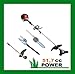 Decespugliatore - Motosega - Tagliarami / Taglia Rami - Tagliabordi / Taglia Bordi - Tagliasiepi / Taglia Siepi / Disco girevole a 3 Denti - Utensile a scoppio multifunzionale per giardinaggio - ALL IN ONE EasyPower 52cc (51,7cc) Colore Yellow
