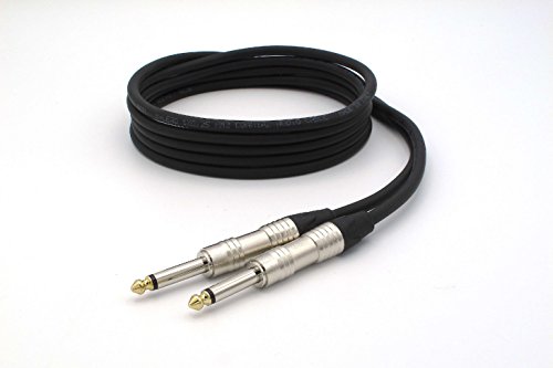 X-LEAD IC70GD100BK série GOLD, Câble pour instruments de qualité professionnelle - Jack/Jack - câble asymétrique - INCO connecteurs d'origine (10 m, noir) - MADE IN ITALY By INCO - Image 4