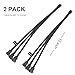 Gavemi 2-Pack Fan Splitter, 4 Pin PWM Fan Splitter Cable PC Case Fan Header Splitter fo Computer 4 Pin or 3 Pin Cooling Fan, 12 Inches (Fan Splitter- 3 Way)