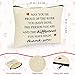Coume 12 Pcs Inspirational Appreciation Gifts Bulk for Women Nurse Teacher Makeup Bags Bulk Thank You Canvas Cosmetic Bag for Graduation Employee Mother's Day Worker Social Volunteer(Inspiring)