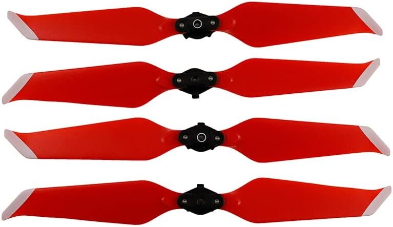 Low Noise Props Propeller 8743F Fit for DJI Mavic 2 Pro Zoom Drone Quick Release Blade Accessories Replacement Propeller (Color  Red)