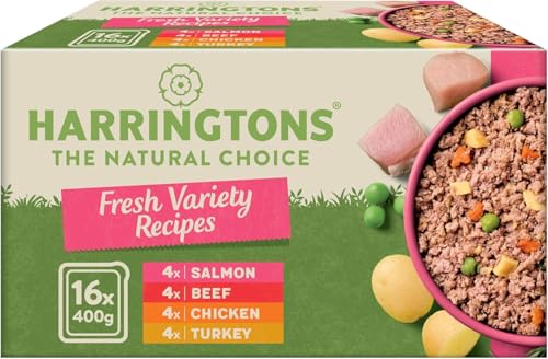 Harringtons Complete Wet Adult Dog Food Trays Variety Pack 16x400g