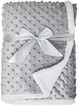 American Baby Company Heavenly Soft Chenille Sherpa Toddler Blanket