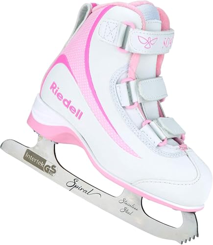 Riedell Soar Junior Kids Ice Skates for Girls and Boys - Sleek...