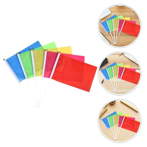 Mini-drapeaux colorés BESPORTBLE légers 20x28 cm pour célébrations festives - 8