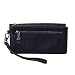 HDE Women's Leather Wallet Clutch Multi-Function Zippered Wristlet Purse