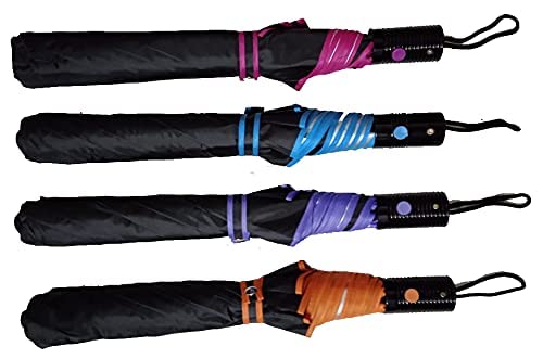 sk 2 Fold 23 Inch Jumbo Black Color Border Piping Umbrella/All season umbrella/Men/Women UV Protection/Monsoon Umbrella/Rainy and Sun Umbrella-picture-13