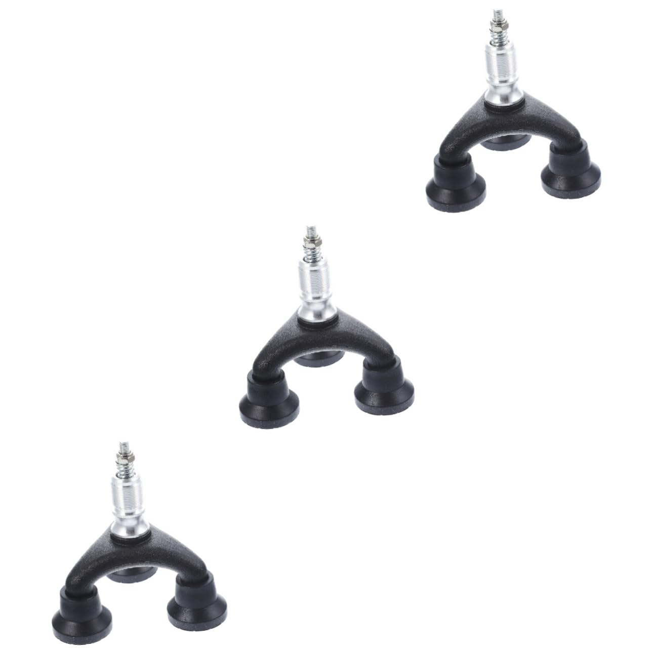 FOMIYES 3pcs Crutches Hiking Pole Protector Trekking Pole Tip Protectors Senior Cane Tips Trekking Tip Replacement Walking Cane Tips Non-Slip Crutch Pad Walking Stick Pole Tip Replacement