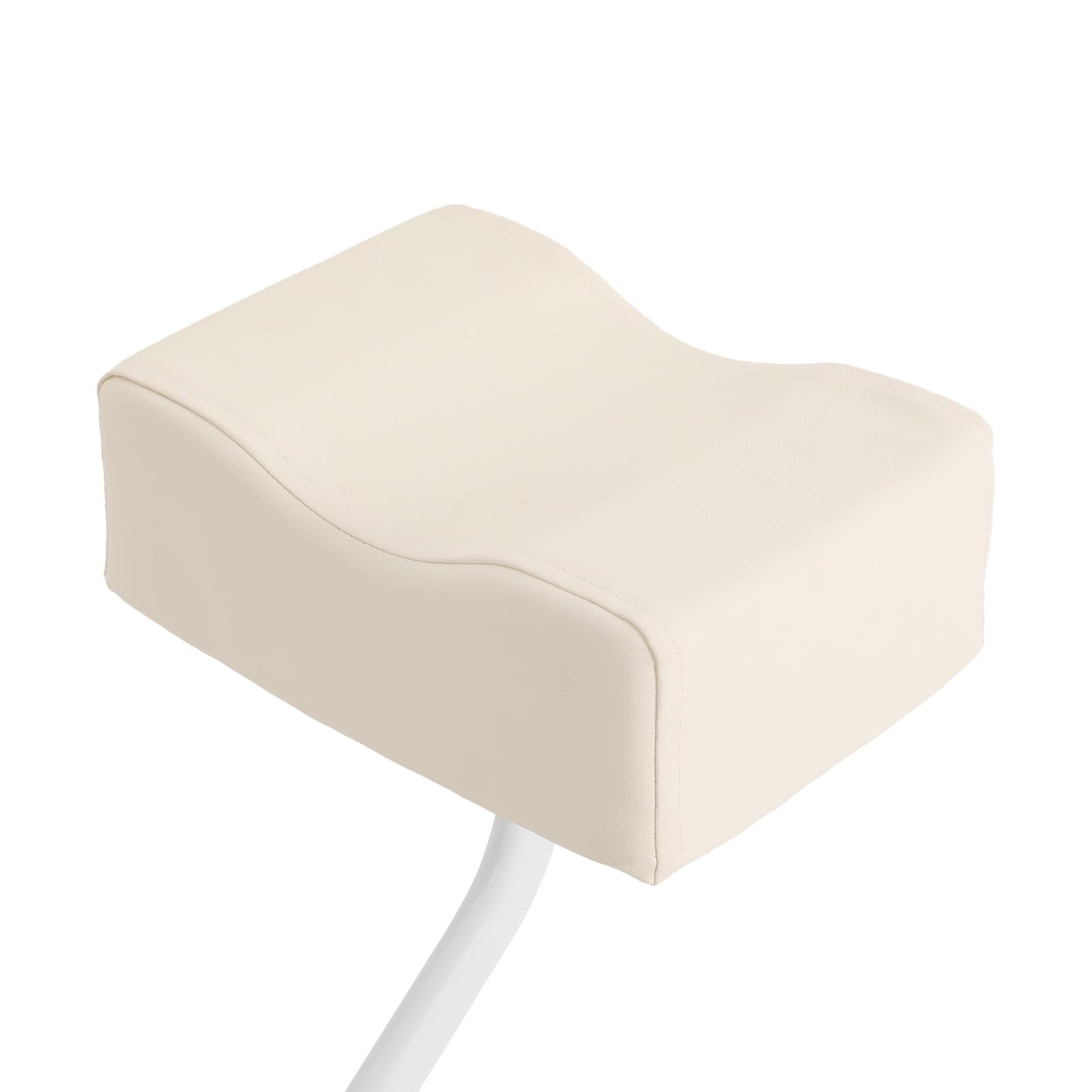 Sgabello per pedicure, poggiapiedi, poggiapiedi, poggiapiedi con poggiapiedi, poggiapiedi, poggiapiedi ad alta stabilità (bianco)