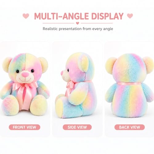 Image of Rainbow Doll 40cm | Ultra Soft Plush Stuffed Toy | Cute Hugging Pillow | Gift for Kids Boys Girls