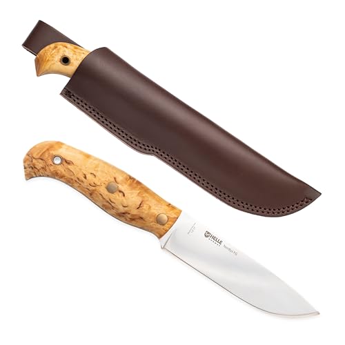 HELLE Knives Nordlys FG - Lightweight Flat Grind Knife for Precis...