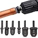 6Pcs Tube Expander Set | Bearing Steel AC Pipe Extension Tool | Round Handle for Electric Drill/HVAC Installation | 7 / 8in, 3 / 4in, 5 / 8in, 1 / 2in, 3 / 8in, 1 / 4in Sizes
