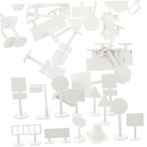 VANZACK 2 Sets Traffic Road Signs for Educational Kit with Sign Traffic Safety and Road Knowledge for Early Childhood Learning Activities