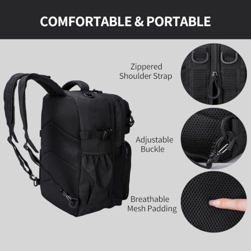Image of Fishing Backpack with Rod Holder, Fishing Tackle Bag
