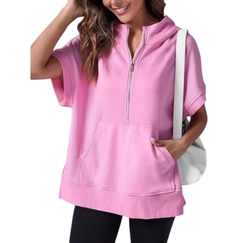 Sweat oversize femme demi-zip idéal pour vos moments de détente à la maison