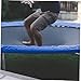 WOONEKY 1pc Jumping Mat for Trampolines Fade-Resistant Replacement Cushion Easy Installation Hooks Outdoor Fun Accessory
