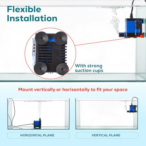Image of Aqua Dream 133 GPH Submersible Pump(500 /H,6.5W) Ultra Quiet Adjustable Water Pump for Pond,Aquarium,Fish Tank,Fountain,Hydroponics,Statuary - 5 Pcs