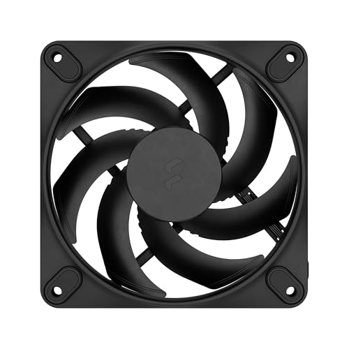 Image of Fractal Design Momentum 12 - Silent PC Case Fan - 120 mm - Liquid Crystal Polymer LCP Blades - FDB Fluid Dynamic Bearing - PWM Control - Cooling Performance - Powerful Airflow - Black