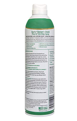 Hartz 032700159108 Nature’S Shield Flea & Tick Spray Treatment For Dogs thumb #1