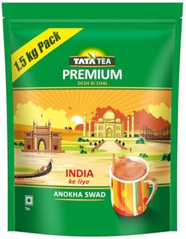 Tata Tea Premium | Desh Ki Chai | Unique Blend Crafted For Chai Lovers Across India | Black Tea | 1.5kg