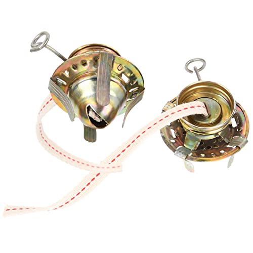 SWOOMEY 2Stücke Öllampenbrenner mit Ersatzteile für Kerosinlampen Vielseitig Einsetzbar zur Reparatur und Eigenbau von Öllampen