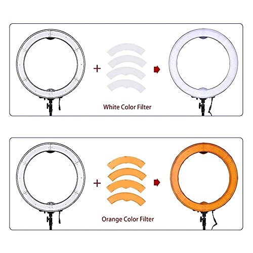 FACAZ Produkte Kamera-Foto-Video-Beleuchtungs-Kit Ringlicht LED-Fotografie-Aufhellungslicht RL-18 Ring-Fotografielicht… – Bild 6