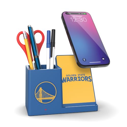 Wireless Charger and Desktop Organizer,Golden State Warriors