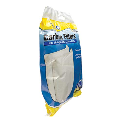 Tetra Carbon Filters 2 Count, For Aquariums, Large, Fits Tetra Whisper Ex Filters, Whites & Tans (26332) #TOP5