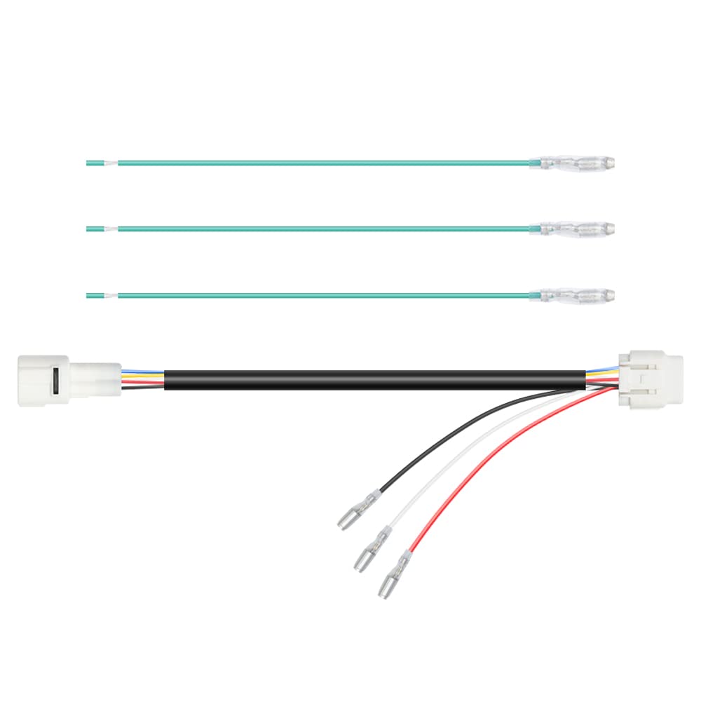 Rear Fog Light Wiring Harness for Subaru BRZ for Toyota GR86 2022 2023- F1 Hyper Light 4th Brake/Fog Reverse Lights Plug and Play Wire Harness Pigtail Connector Socket Adapters