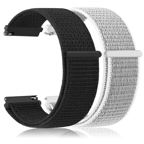 Vanjua 2Pack correas de nylon compatibles con COROS 22 mm miniatura 1